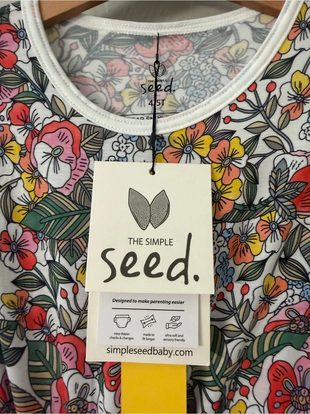 The Simple Seed Floral Kids Pajamas